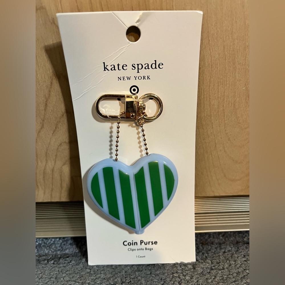 Striped Heart Coin Purse Bag Charm
Keychain - kate spade new york x Target